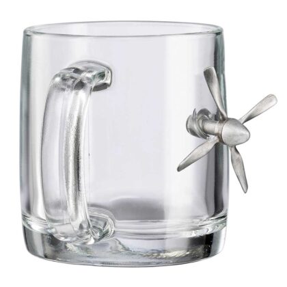 Propeller Coffee Mug Glass
