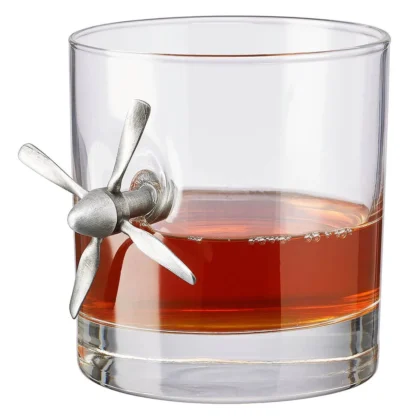 Propeller Rocks Glass